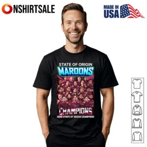 State of Origin Maroons Champions 2025 T-Shirt