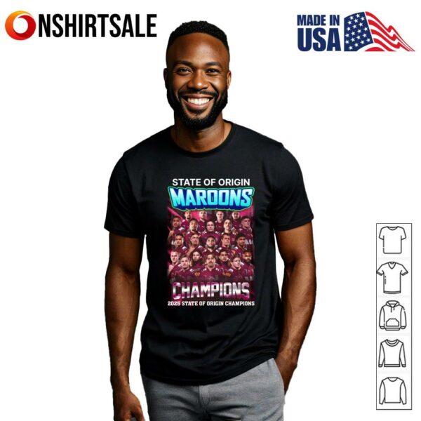 State of Origin Maroons Champions 2025 T-Shirt