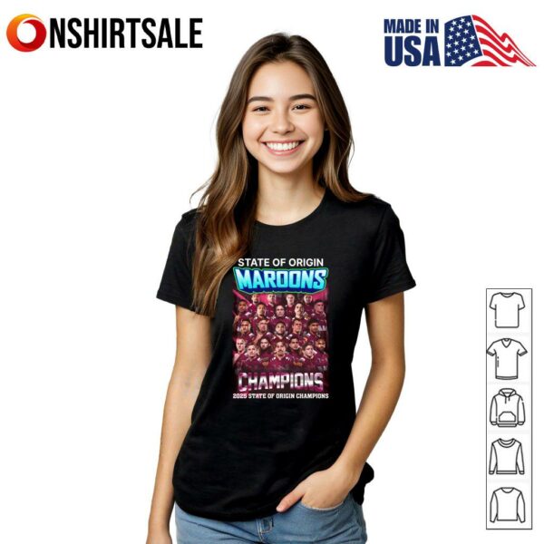 State of Origin Maroons Champions 2025 T-Shirt
