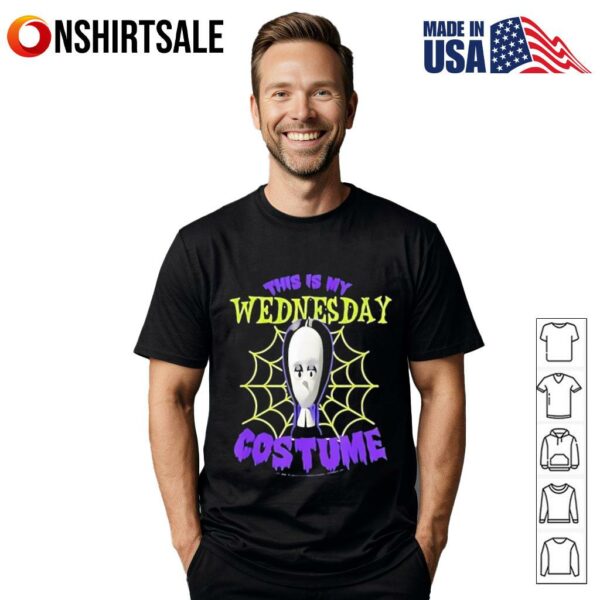 The Addams Family 2 Halloween This Is My Wednesday Costume T-shirt