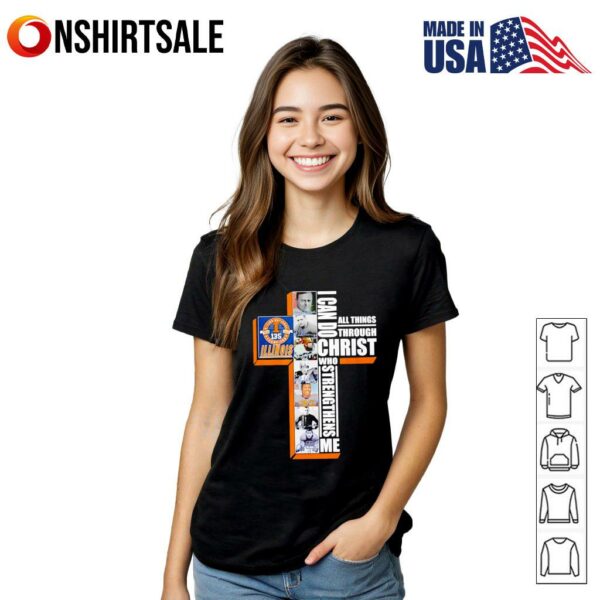 135 5 time National Champions Illinois I can do all things through Christ who strengthens me T-Shirt