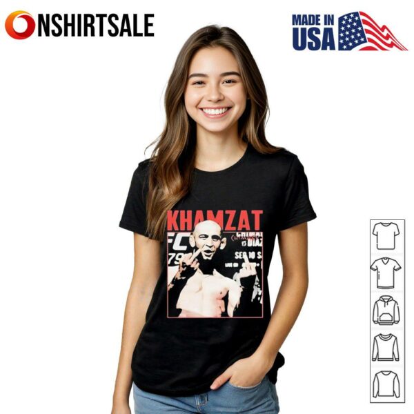 Khamzat Chimaev Middle Finger T-shirt