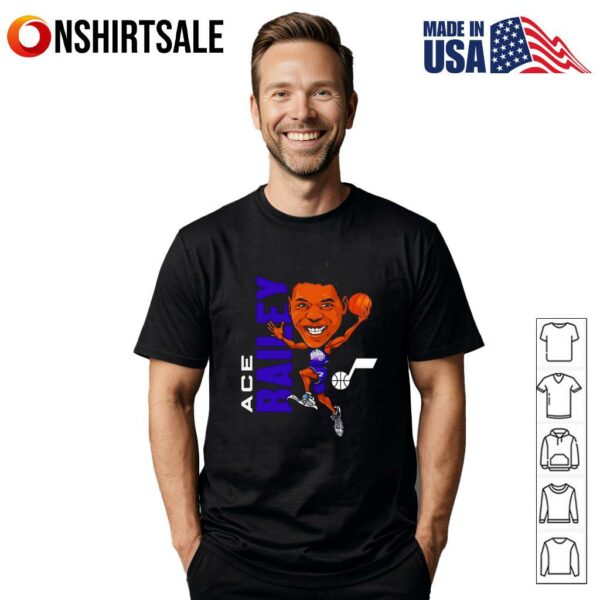 Ace Bailey Utah Jazz Caricature T-Shirt