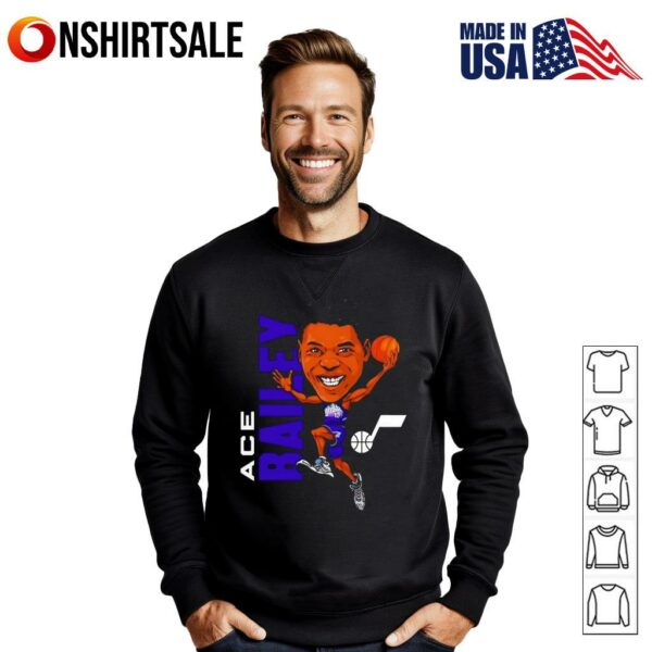 Ace Bailey Utah Jazz Caricature T-Shirt