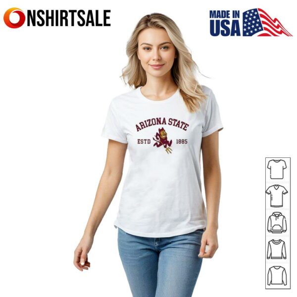 Arizona State Sun Devils Estd 1885 mascot T-Shirt