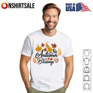 Autumn Blessings Christian Fall Decor Faith T Shirt 1