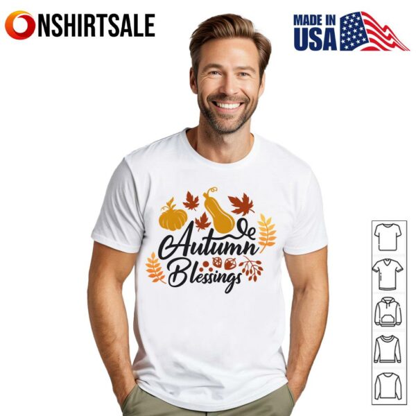 Autumn Blessings Christian Fall Decor Faith T-Shirt