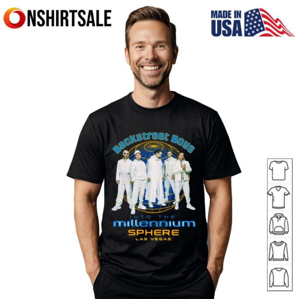 Backstreet Boys Into the Millennium Tour Sphere Las Vegas Concert T-Shirt