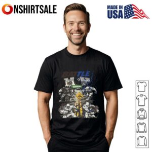 Battle of Conway City Divided Football Game Mission High Eagles vs Mission Veterans Patriots T Shirt 1