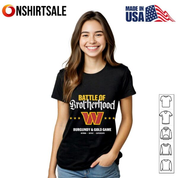 Battle of the Brotherhood Washington Commanders T-Shirt