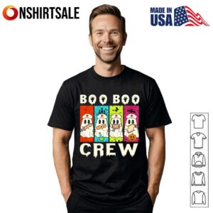 Boo Boo Crew Nurse Halloween Ghosts T Shirt 1