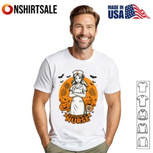 Boo Boo Spooky Nurse Halloween T Shirt 1