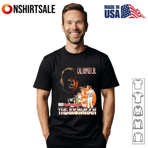 Cal Ripken Jr 1983 World Series Champion the Iron Man T-Shirt