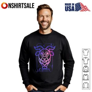 Capricorn Galaxy Sign T Shirt 3