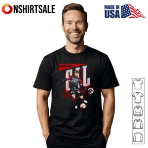 Carles Gil New England Revolution Highlighter T-Shirt