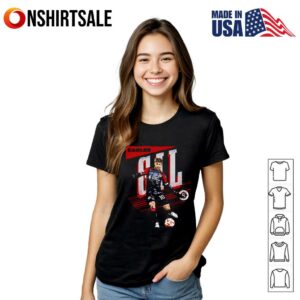Carles Gil New England Revolution Highlighter T Shirt 2