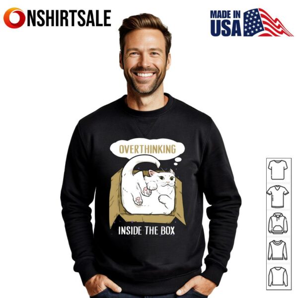 Cat Overthinking Inside The Box T-Shirt