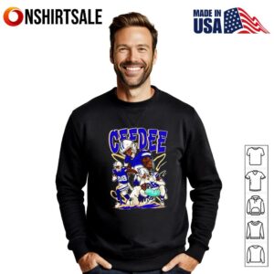 CeeDee Lamb Cartoon Style Dallas Football T Shirt 2