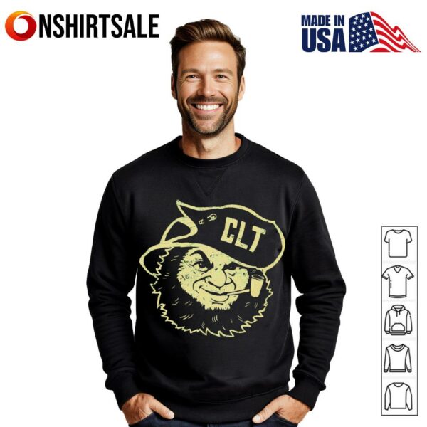 Charlotte 49ers Golden Big Norm Head T-Shirt