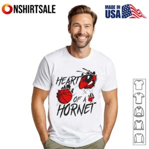 Charlotte Hornets heart of a hornet T-Shirt
