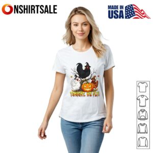 Chicken Tonight We Fly Halloween T Shirt 2