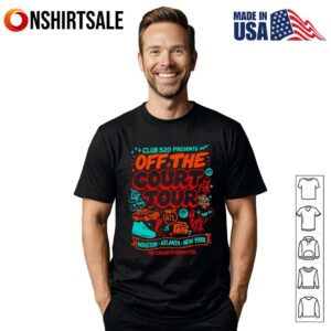 Club 520 off the court tour T-shirt