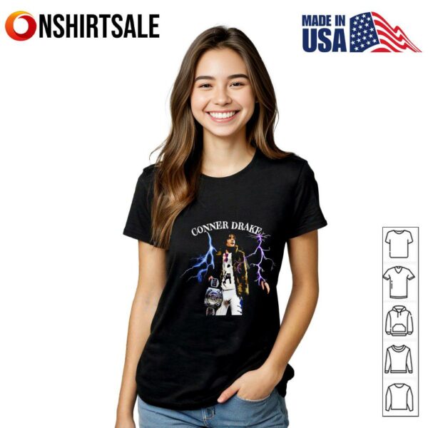 Conner Drake Independent Pro Wrestler Lighting Strike T-Shirt