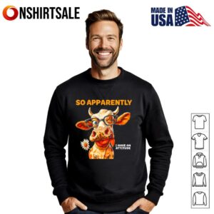 Cow So Apparently I Have An Attitude T Shirt 2