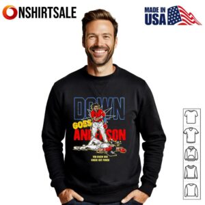 Down Goes Anderson T Shirt 3