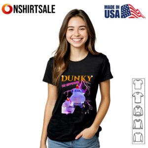 Dunky the hippocorn retro T Shirt 2