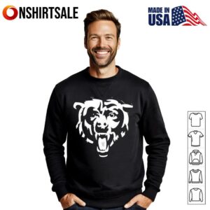 Engineered for Chicago Bears 2025 Black T Shirt 3