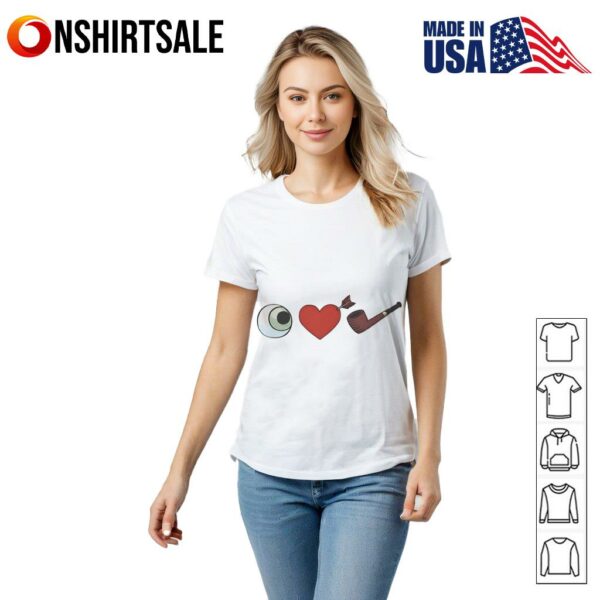Eye Heart Pipe Bizarro T-Shirt