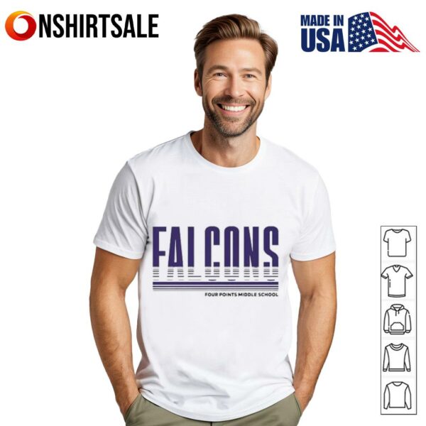 Falcons Four Points Middle School T-Shirt