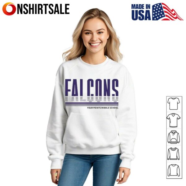 Falcons Four Points Middle School T-Shirt