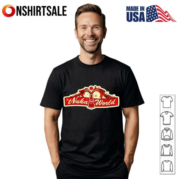 Fallout nukaworld logo graphic T-Shirt