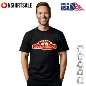 Fallout nukaworld logo graphic T-Shirt