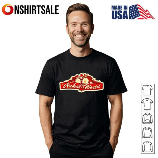 Fallout nukaworld logo graphic T-Shirt