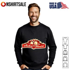 Fallout nukaworld logo graphic T Shirt 3 1