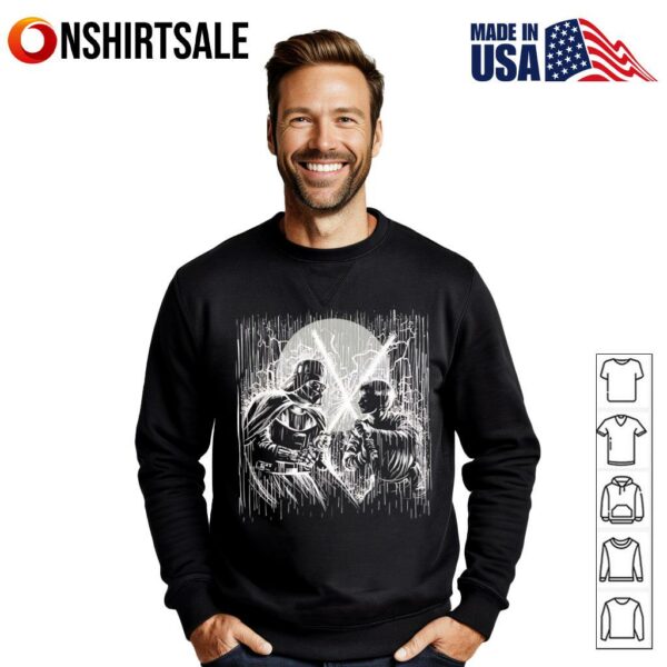 Father and Son Under the Rain T-Shirt