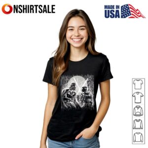 Father and Son Under the Rain T Shirt T Shirt 2