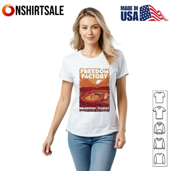 Freedom Factory Day And Night United States Of America T-Shirt
