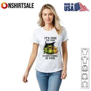 Frog Its Fine Im Fine Everything Is Fine T Shirt 2
