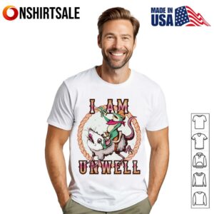 Frog riding possum I am unwell. T-Shirt