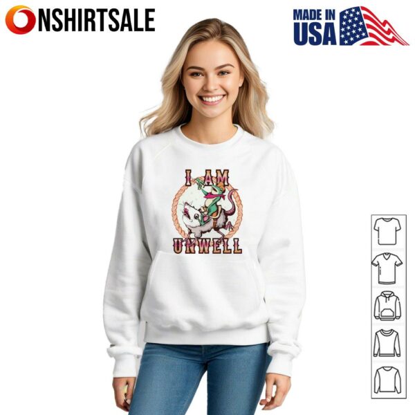 Frog riding possum I am unwell. T-Shirt