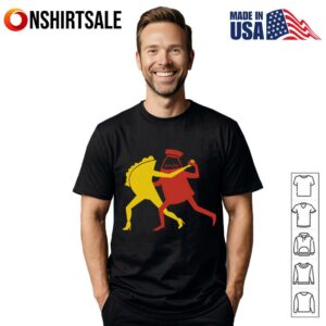 Funny Taco and Salsa Dancing Couple Mexican Food Pun T Shirt 1