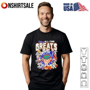 Gators all-time greats 3 time National 1906 2026 signatures T-Shirt