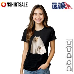 Ghost Dog Meme Funny Halloween Men Women Kids T Shirt 3