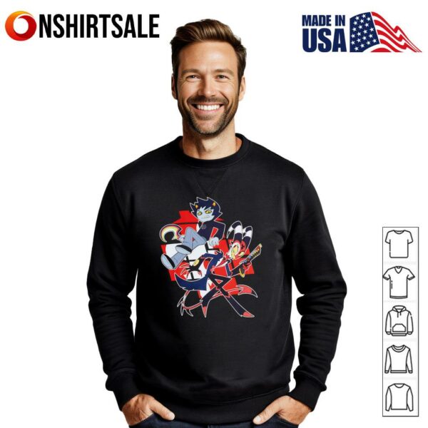 Helluva Boss x Homestuck Karkat and Blitz T-Shirt