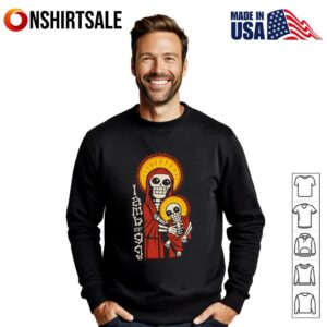 I Am The Lamb Of God Skeleton Mother And Child T Shirt 2