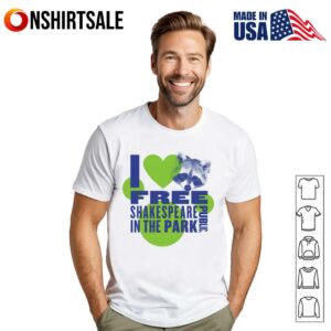I Free Shakespeare In The Park Raccoon T-Shirt